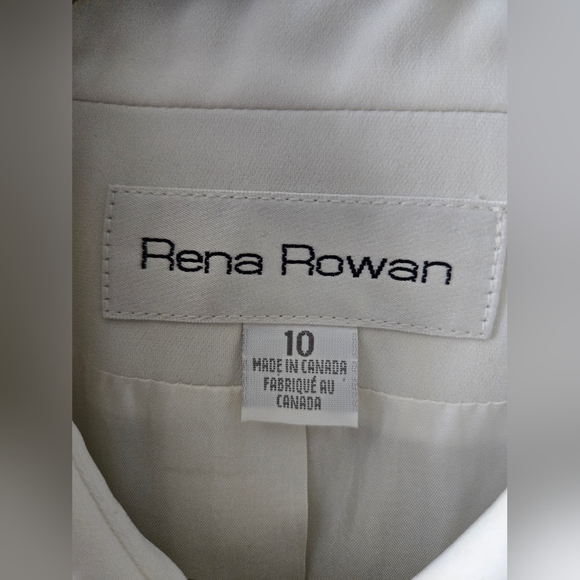 Rena Rowan Vintage White Blazer - Picture 2 of 5